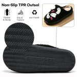 BERANMEY Halloween Slippers for Women Perfect Soft Plush Comfy Warm Slip-On Cute Womens Slippers Indoor Fluffy House Slippers for Women and Men Non-slip Fuzzy Flat Slides - Image 21