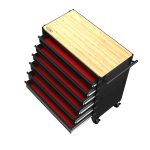 Hyper Tough Hyper Stack 27-Inch 6-Drawer Rolling Tool Cabinet, Black Steel Garage Tool Storage Chest - Image 19