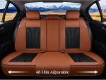 FLORICH Leather Car Seat Covers Full Set for Cars, SUVs & Trucks, Pink Black Front & Rear Automotive Seat Covers, Universal Fit for Toyota Honda Ford Jeep - Image 69