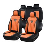 FLORICH Leather Car Seat Covers Full Set for Cars, SUVs & Trucks, Pink Black Front & Rear Automotive Seat Covers, Universal Fit for Toyota Honda Ford Jeep - Image 8