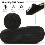 BERANMEY Halloween Slippers for Women Perfect Soft Plush Comfy Warm Slip-On Cute Womens Slippers Indoor Fluffy House Slippers for Women and Men Non-slip Fuzzy Flat Slides - Image 128