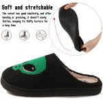 BERANMEY Halloween Slippers for Women Perfect Soft Plush Comfy Warm Slip-On Cute Womens Slippers Indoor Fluffy House Slippers for Women and Men Non-slip Fuzzy Flat Slides - Image 111