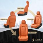 FLORICH Leather Car Seat Covers Full Set for Cars, SUVs & Trucks, Pink Black Front & Rear Automotive Seat Covers, Universal Fit for Toyota Honda Ford Jeep - Image 64